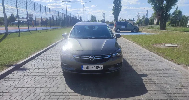 samochody osobowe Opel Astra cena 49900 przebieg: 93130, rok produkcji 2016 z Dąbrowa Górnicza